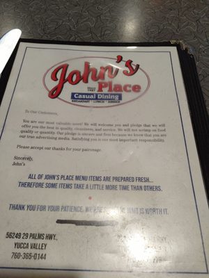 John's Place by null