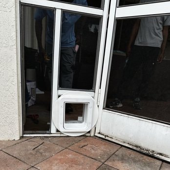 Sunshine Screen & Patio - Microchip pet door entry - Patio Coverings Near Me - Hollywood, Florida Sunshine Screen & Patio - Microchip pet door entry - Patio Coverings Near Me - Hollywood, Florida