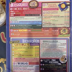 La Mordida - Menu