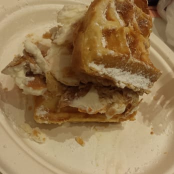 Preps Pizzeria - Waffle sandwich with vanilla peanut butter twirl ice cream $6 :) - Pizza Near Me - Ocean City, New Jersey Preps Pizzeria - Waffle sandwich with vanilla peanut butter twirl ice cream $6 :) - Pizza Near Me - Ocean City, New Jersey