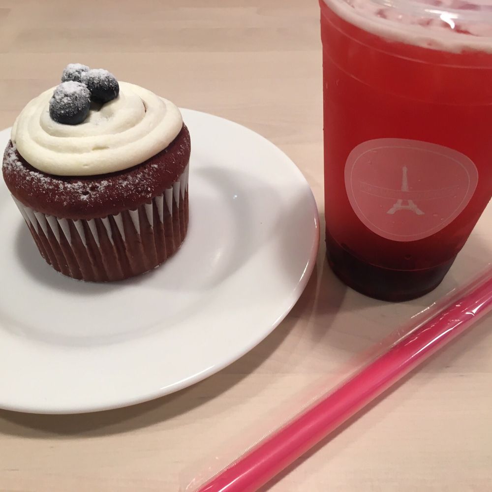 Ari Bakery Cafe - Red velvet cupcake and pomegranate bubble tea. - Bakeries Near Me - Lauderhill, Florida Ari Bakery Cafe - Red velvet cupcake and pomegranate bubble tea. - Bakeries Near Me - Lauderhill, Florida