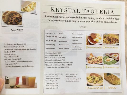 Menu photo 4 Krystal Taqueria Pflugerville, TX Menu photo 4 Krystal Taqueria Pflugerville, TX