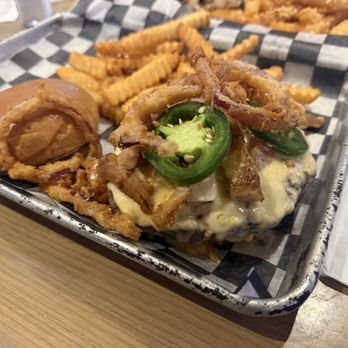 Firehouse Bar And Grill - The Bash Burger - Bars Near Me - St. Clair Shores, Michigan