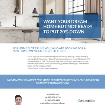 Myles Norton - Barrett Financial Group - NO MI Program ! - Mortgage Lenders Near Me - Gilbert, Arizona Myles Norton - Barrett Financial Group - NO MI Program ! - Mortgage Lenders Near Me - Gilbert, Arizona
