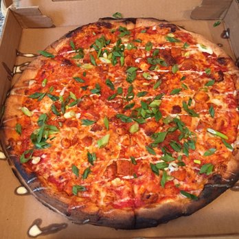 Molinari's - Crunchy Buffalo Pizza - Pizza Near Me - Dorchester, Massachusetts