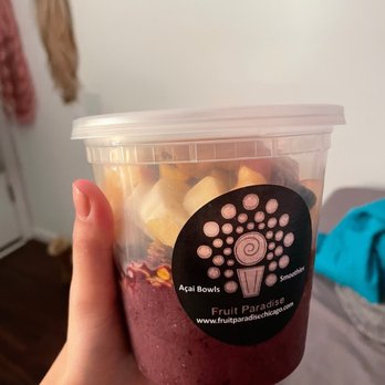 Fruit Paradise - Amethyst Bowl To-Go - Ice Cream & Frozen Yogurt Near Me - Chicago, Illinois