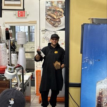 Brooklyn Beef N’ Cheese - Jesse the owner of Brooklyn Beef N Cheese he does it all! - Cheesesteaks Near Me - Brooklyn, New York