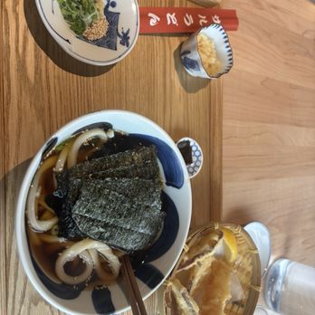 Zaru - Nori ramen with shrimp tempura and sweet potato tempura. - Japanese Near Me - Orlando, Florida
