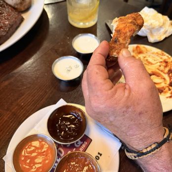 Poor Red's Bar-B-Q - Appetizer wings with dipping sauces - Barbeque Near Me - El Dorado, California Poor Red's Bar-B-Q - Appetizer wings with dipping sauces - Barbeque Near Me - El Dorado, California