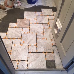 All About You Remodeling and Design - Tile floor install
