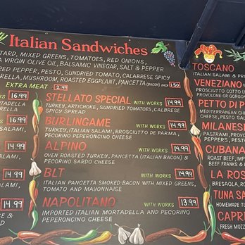 Caffe Stellato - Menu - Italian Near Me - Burlingame, California