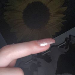 Q Nails - Where he filled my skin off