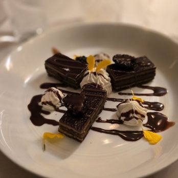 Stock Hill - Chocolate espresso cake (was like a chocolate tiramisu! So good) - Steakhouses Near Me - Kansas City, Missouri Stock Hill - Chocolate espresso cake (was like a chocolate tiramisu! So good) - Steakhouses Near Me - Kansas City, Missouri