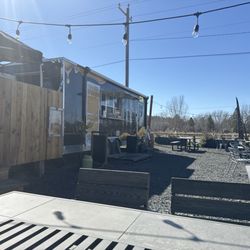 The Savory Bee - Order window & seating area
