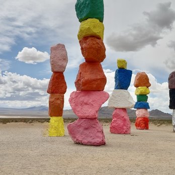 Seven Magic Mountains - Public Art Near Me - Las Vegas, Nevada Seven Magic Mountains - Public Art Near Me - Las Vegas, Nevada