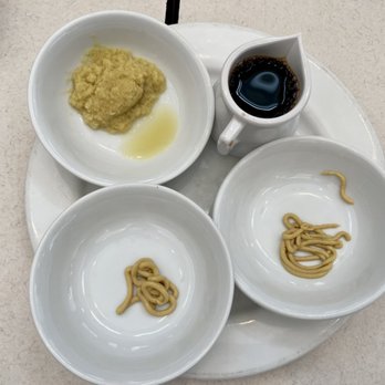 Zippy's Kahala - Condiments: Ginger for the Oxtail Soup & Hot Mustard for the Wun Tun Min - Diners Near Me - Honolulu, Hawaii Zippy's Kahala - Condiments: Ginger for the Oxtail Soup & Hot Mustard for the Wun Tun Min - Diners Near Me - Honolulu, Hawaii