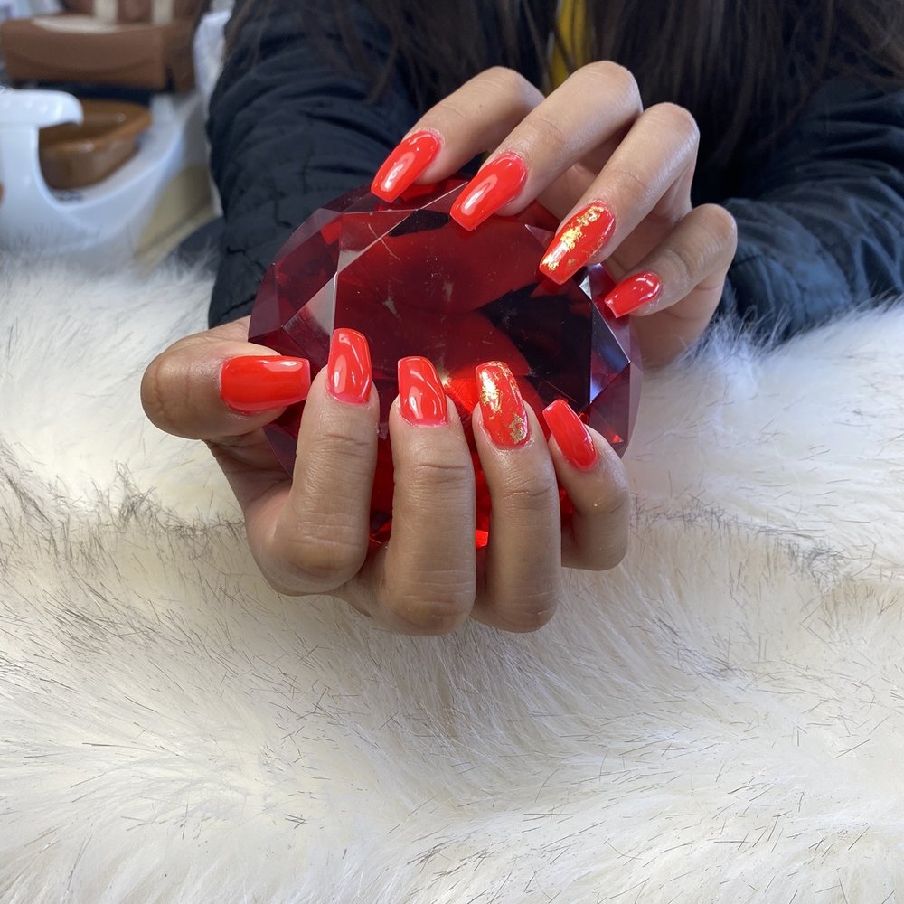 Tami's - Red acrylics - Nail Salons Near Me - Long Beach, California Tami's - Red acrylics - Nail Salons Near Me - Long Beach, California