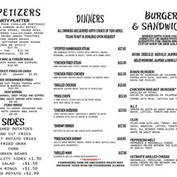 Another Pour Decision - Menu