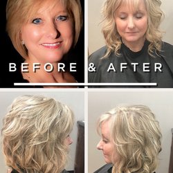 We specialize in Hair Extensions. Check out this before and after.