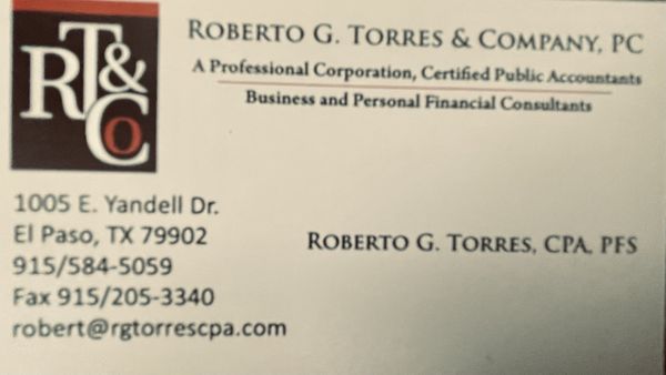 Robert G Torres & Company
