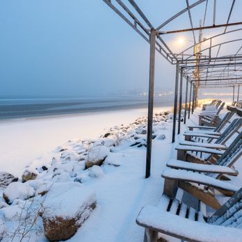 Norseman Resort On the Beach - Norseman Resort during winter - Resorts Near Me - Ogunquit, Maine