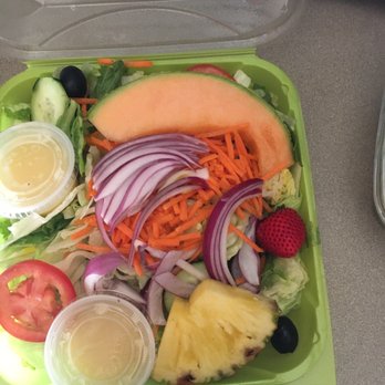The Chateau - a salad in a plastic container - Italian Near Me - Norton, Massachusetts