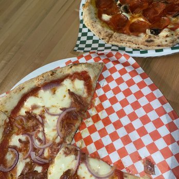 Pizzeria Tasso - Diavola & Pizza of the Week which was pepperoni and mushroom - Pizza Near Me - Holladay, Utah Pizzeria Tasso - Diavola & Pizza of the Week which was pepperoni and mushroom - Pizza Near Me - Holladay, Utah