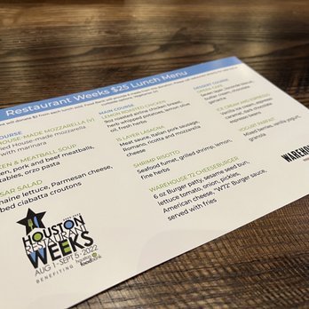 Warehouse 72 - HRW - New American Near Me - Houston, Texas