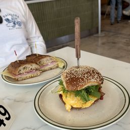 jambon beurre and breakfast sammie