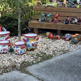 Rockledge Gardens - Colorful pottery - Nurseries & Gardening Near Me - Rockledge, Florida
