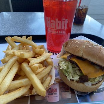 Habit Burger & Grill - BBQ Bacon Char with Cheese meal - Burgers Near Me - Azusa, California Habit Burger & Grill - BBQ Bacon Char with Cheese meal - Burgers Near Me - Azusa, California