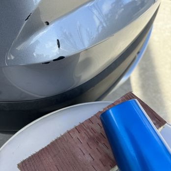 Touch Up Specialist - This is the result of the hair dryer trick. Much better. - Body Shops Near Me