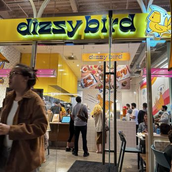 Dizzy Bird - Looking in on a busy Friday night! - Chicken Shop Near Me - Irvine, California