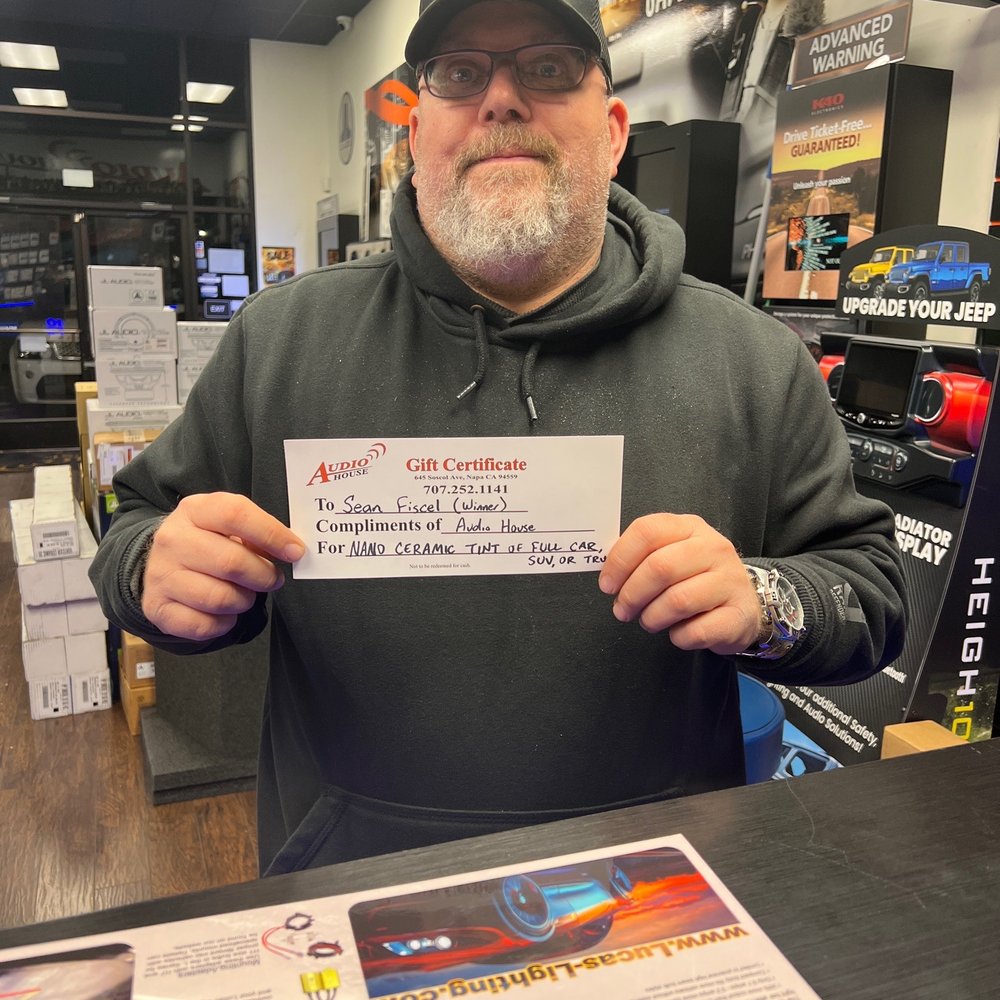 Audio House - Winner of Nano Ceramic tint for all windows!!! - Car Stereo Installation Near Me - Napa, California Audio House - Winner of Nano Ceramic tint for all windows!!! - Car Stereo Installation Near Me - Napa, California
