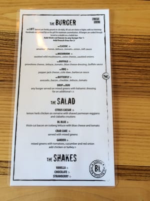 Menu photo 8 The Burger Loft New City, NY