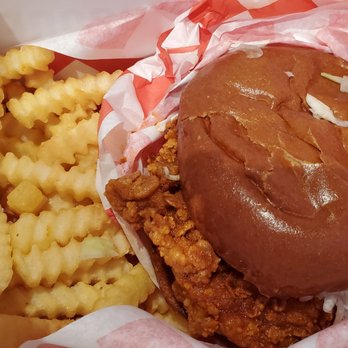 BIRDCODE - Mild Sando w/Fries - Chicken Shop Near Me - West Hartford, Connecticut