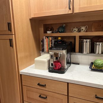 Fresh Face Cabinet Refacing - Custom in wall shelving - Cabinetry Near Me
