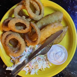 Hideout - Fish with onion rings