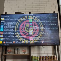 Crosstown Brewing Company - Beer menu