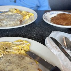 Country style steak & eggs