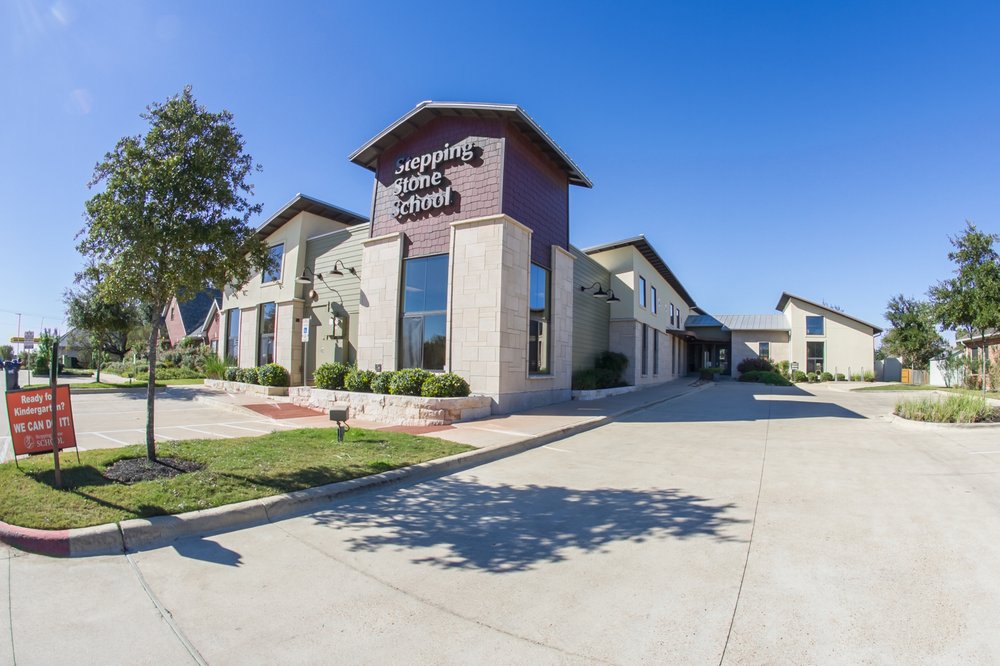 Stepping Stone School at Rock Prairie-S College Station Logo