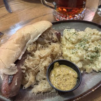 Wild Bear Tavern - Brat and cheese spatzel - Breakfast & Brunch Near Me - Pigeon Forge, Tennessee