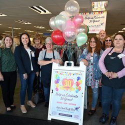 Community Hospice & Health Services Hope Chest Thrift Store - Staff photo April 10, 2023 at our Stockton location to celebrate 30th Anniversary