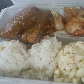 Pan's Kitchen - Hamburger katsu Curry & garlic shrimp. $9.95 - Breakfast & Brunch Near Me - Kaneohe, Hawaii Pan's Kitchen - Hamburger katsu Curry & garlic shrimp. $9.95 - Breakfast & Brunch Near Me - Kaneohe, Hawaii
