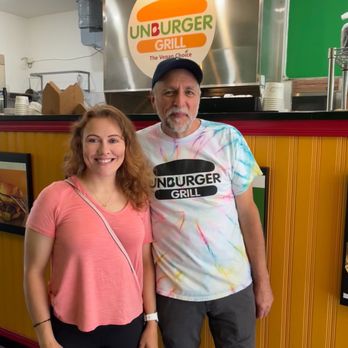 Unburger Grill - Birthday girl and our new best friend! We will be coming back! - Vegan Near Me - Dearborn, Michigan