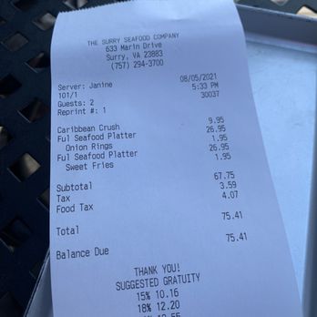 The Surry Seafood - Seafood Near Me - Surry, Virginia The Surry Seafood - Seafood Near Me - Surry, Virginia