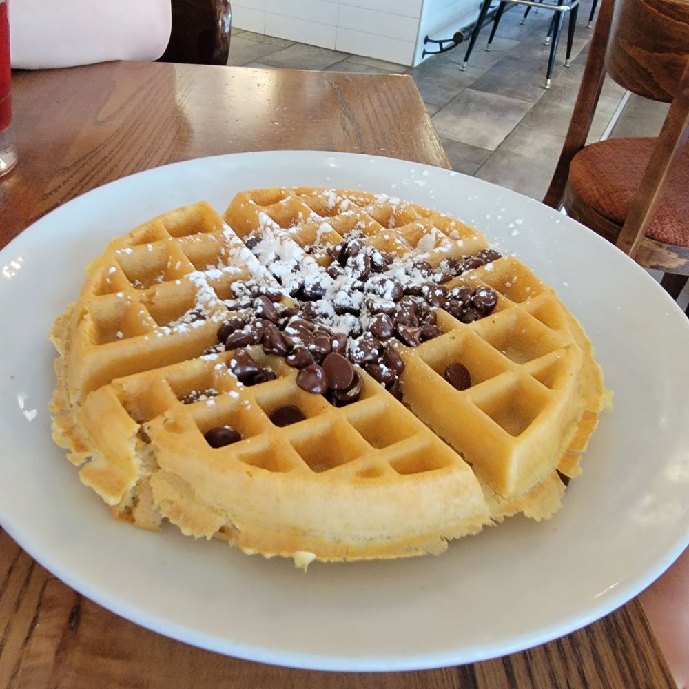 Eggy's Diner - Minneapolis - Chocolate Chip waffles - Breakfast & Brunch Near Me - Minneapolis, Minnesota Eggy's Diner - Minneapolis - Chocolate Chip waffles - Breakfast & Brunch Near Me - Minneapolis, Minnesota