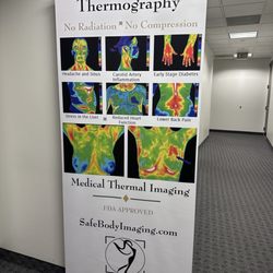 Safe Body Imaging - Welcoming sign upon entry