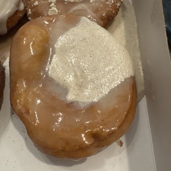Duck Donuts - It was supposed to be the limited-season Cinnamon Pumpkin Spice... but the buttercream was already melted when I bought it. - Coffee & Tea Near Me - Cypress, Texas Duck Donuts - It was supposed to be the limited-season Cinnamon Pumpkin Spice... but the buttercream was already melted when I bought it. - Coffee & Tea Near Me - Cypress, Texas