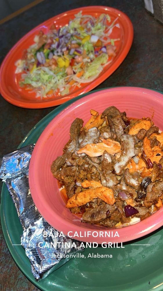 Food from Baja California Grill